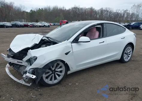 2022 Tesla Model 3 Long Range Dual Motor All-Wheel Drive from USA, damaged, VIN 5YJ3E1EB2NF269947